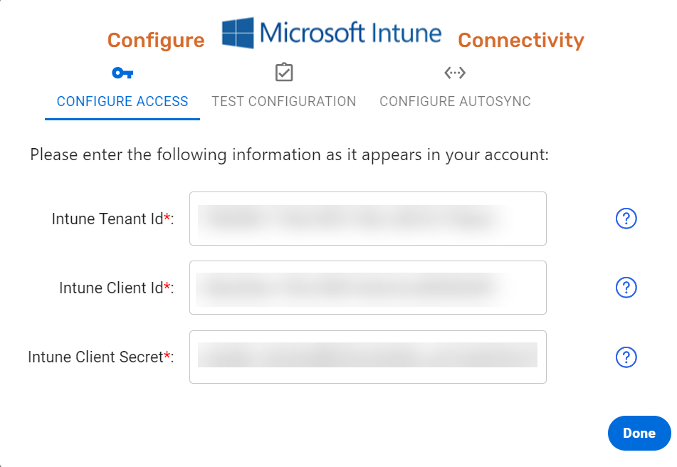 Configure access for Microsoft Intune